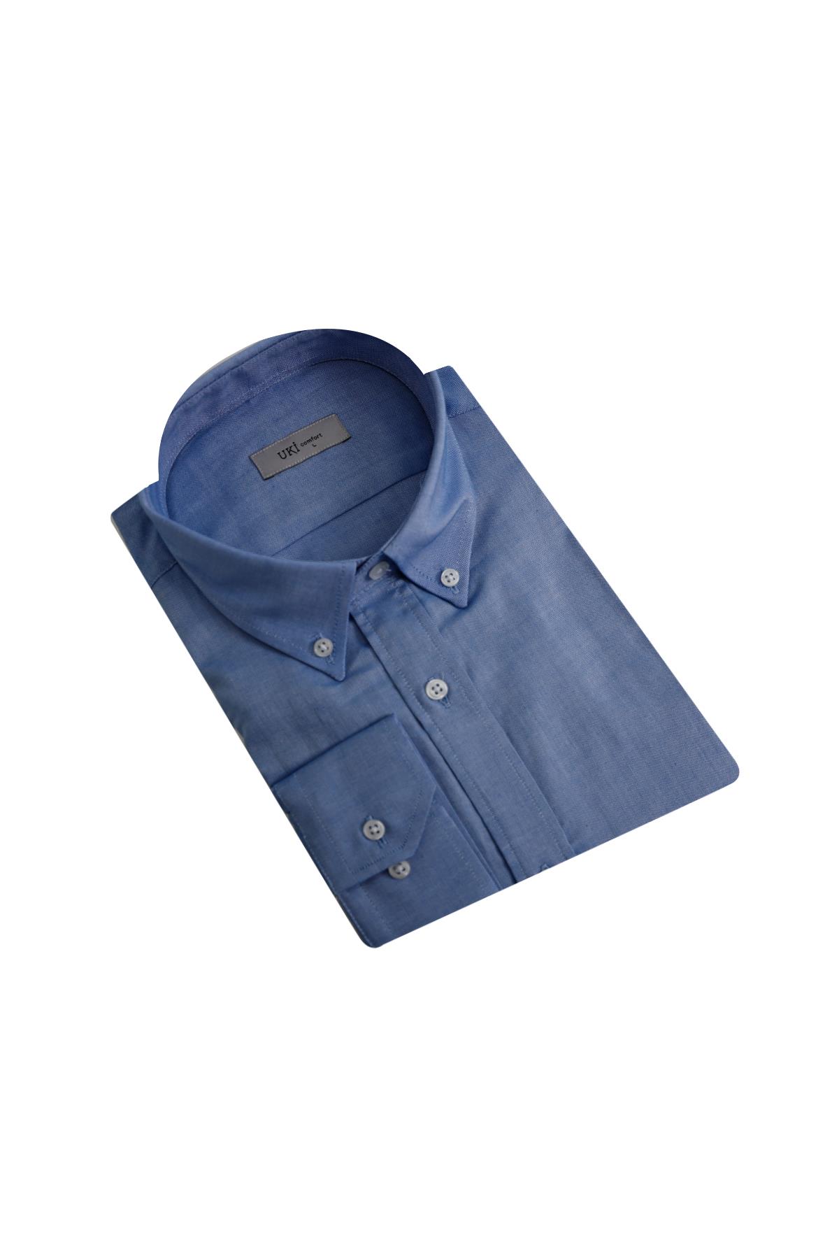 MAVİ Slim Fit Uzun Kol Oxford Klasik Gömlek