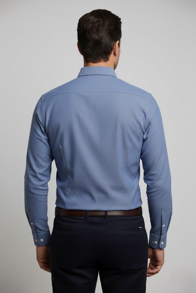 MAVİ Slim Fit Uzun Kol Oxford Klasik Gömlek