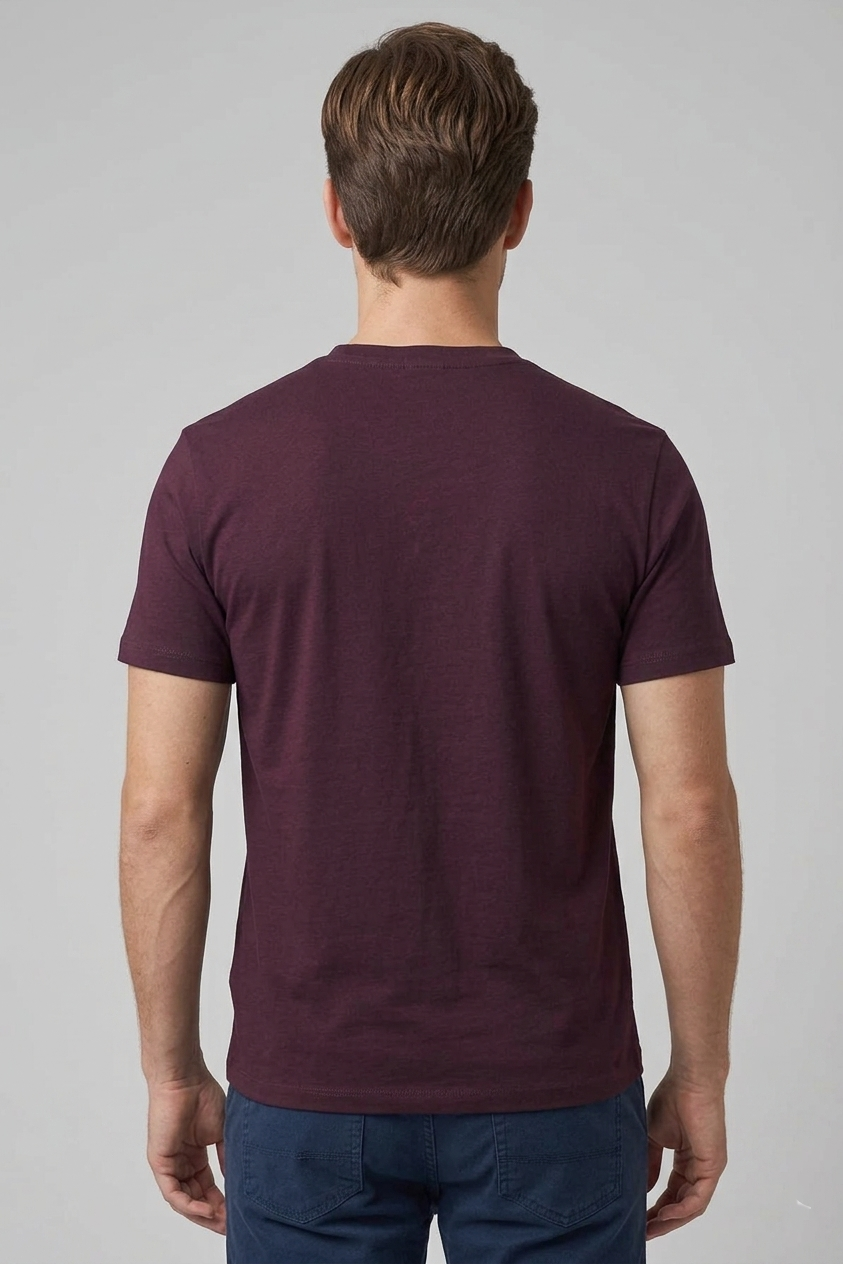 MÜRDÜM Comfort Fit V Yaka Basic T-Shirt