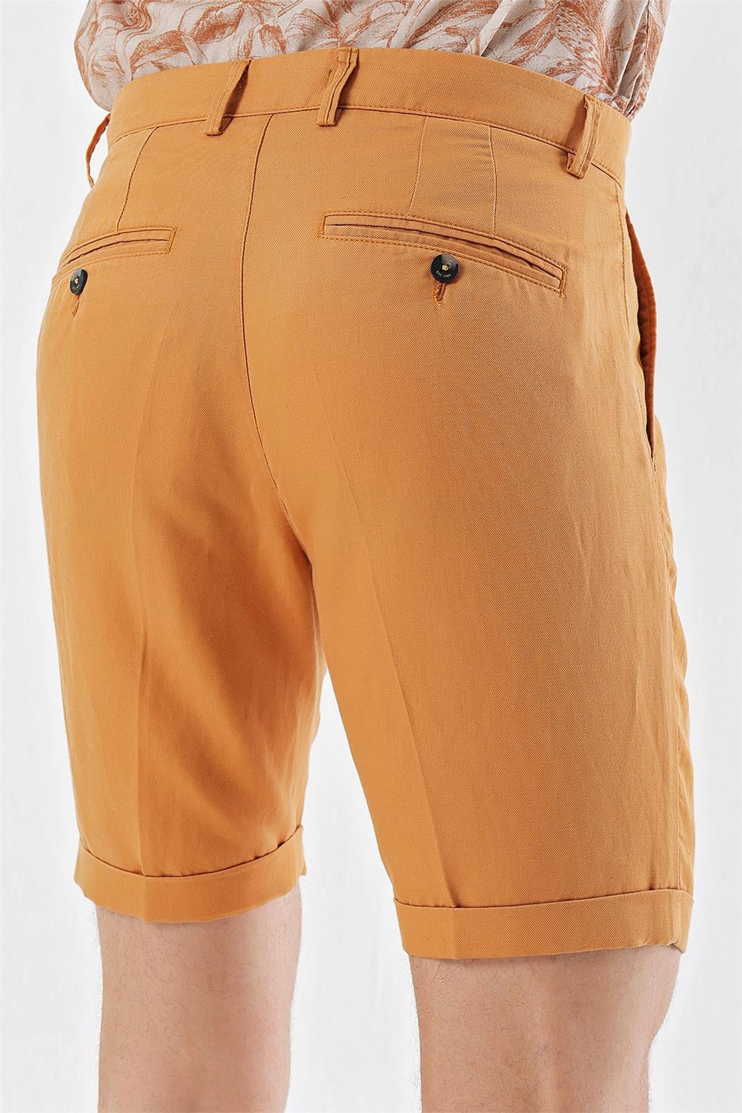 Safran Comfort Fit Bermuda Şort