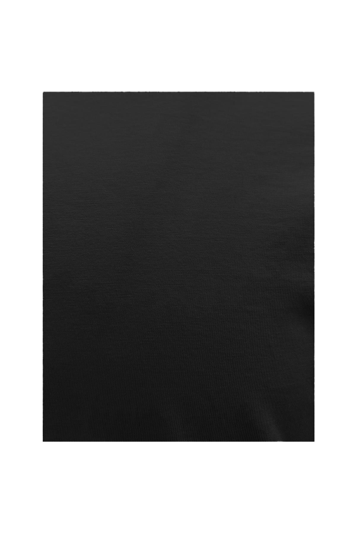 SİYAH Bisiklet Yaka Basic T-Shirt