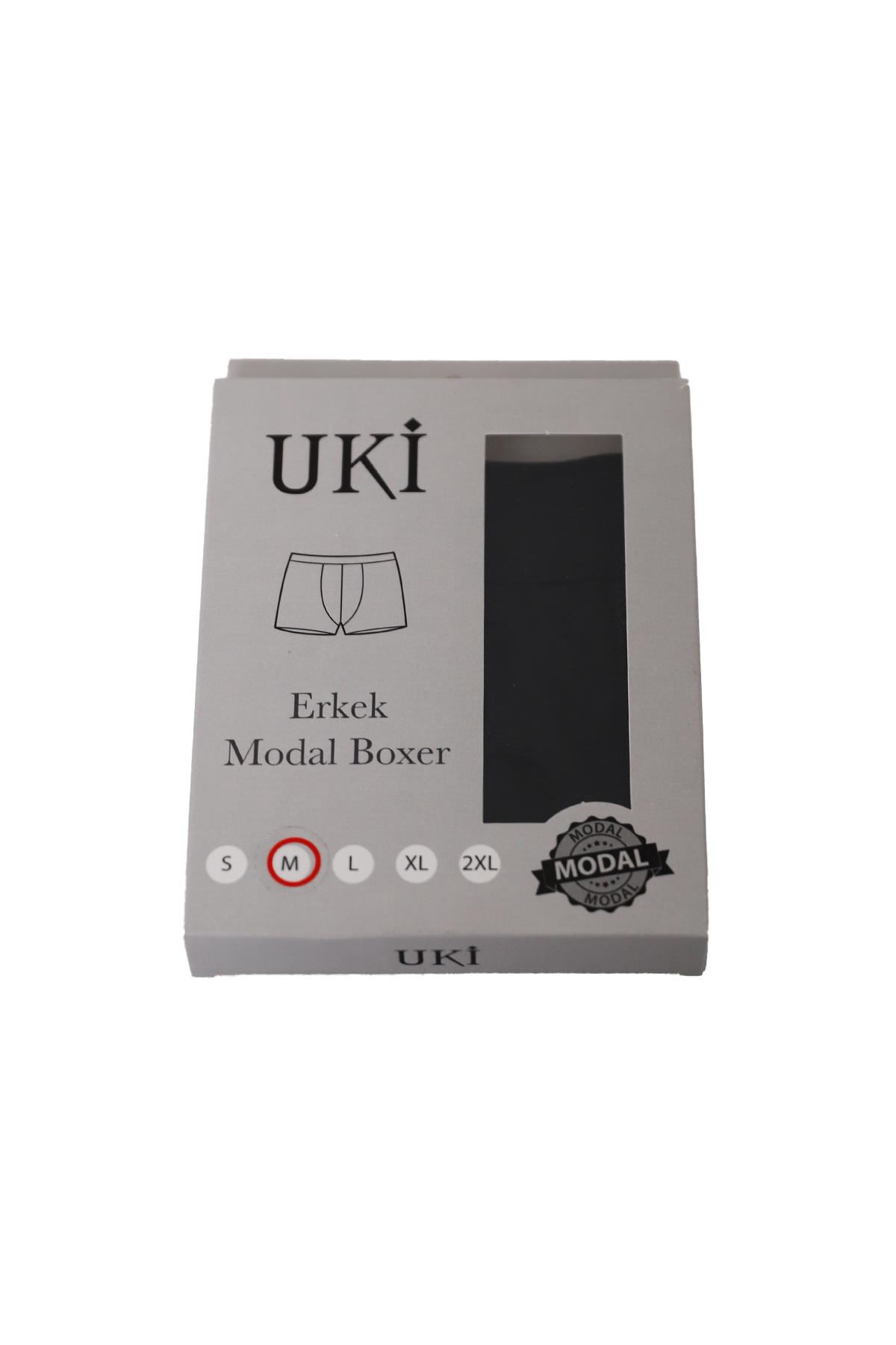 SİYAH BOXER TEKLİ