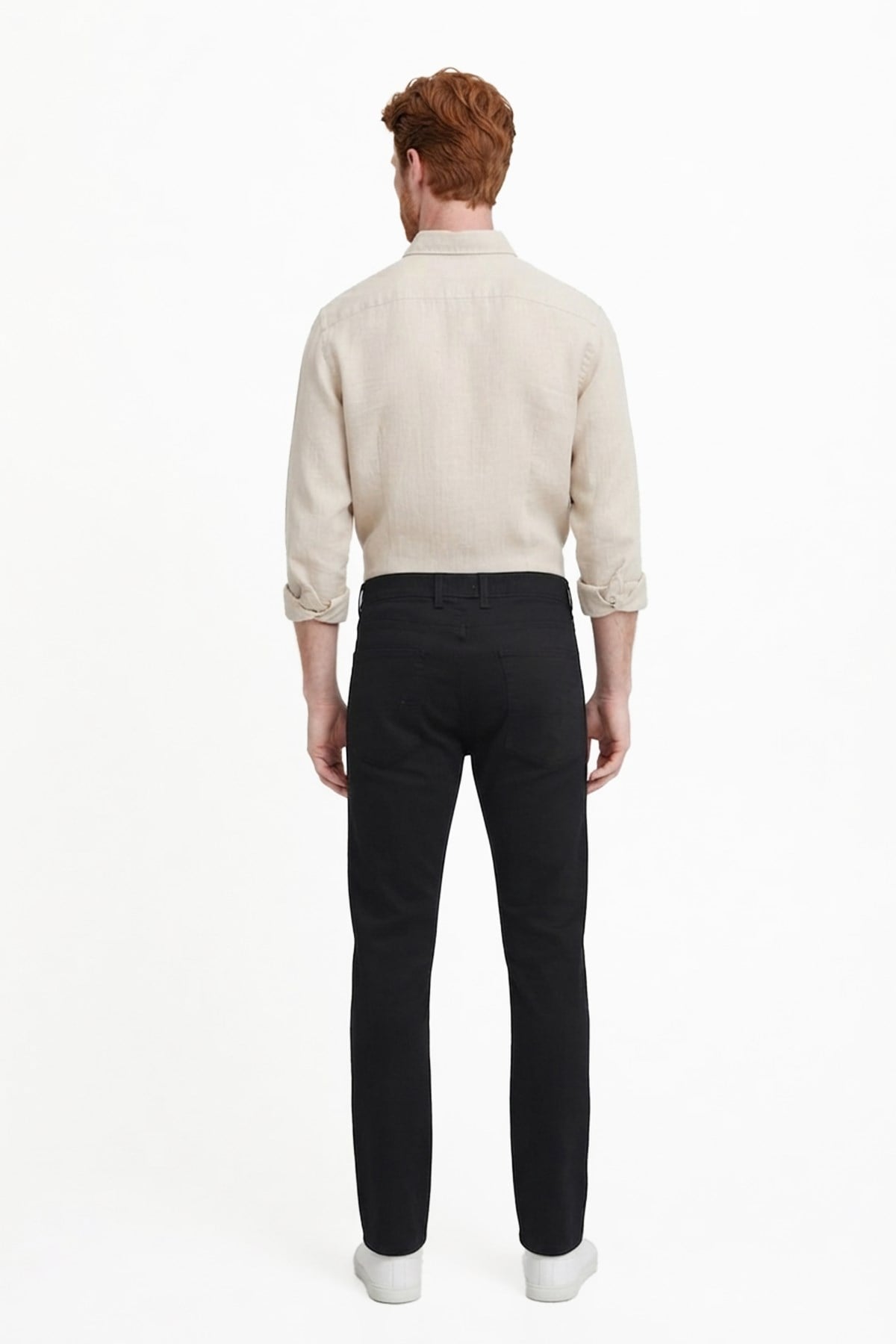 SİYAH Comfort Fit 5 Cep Pantolon