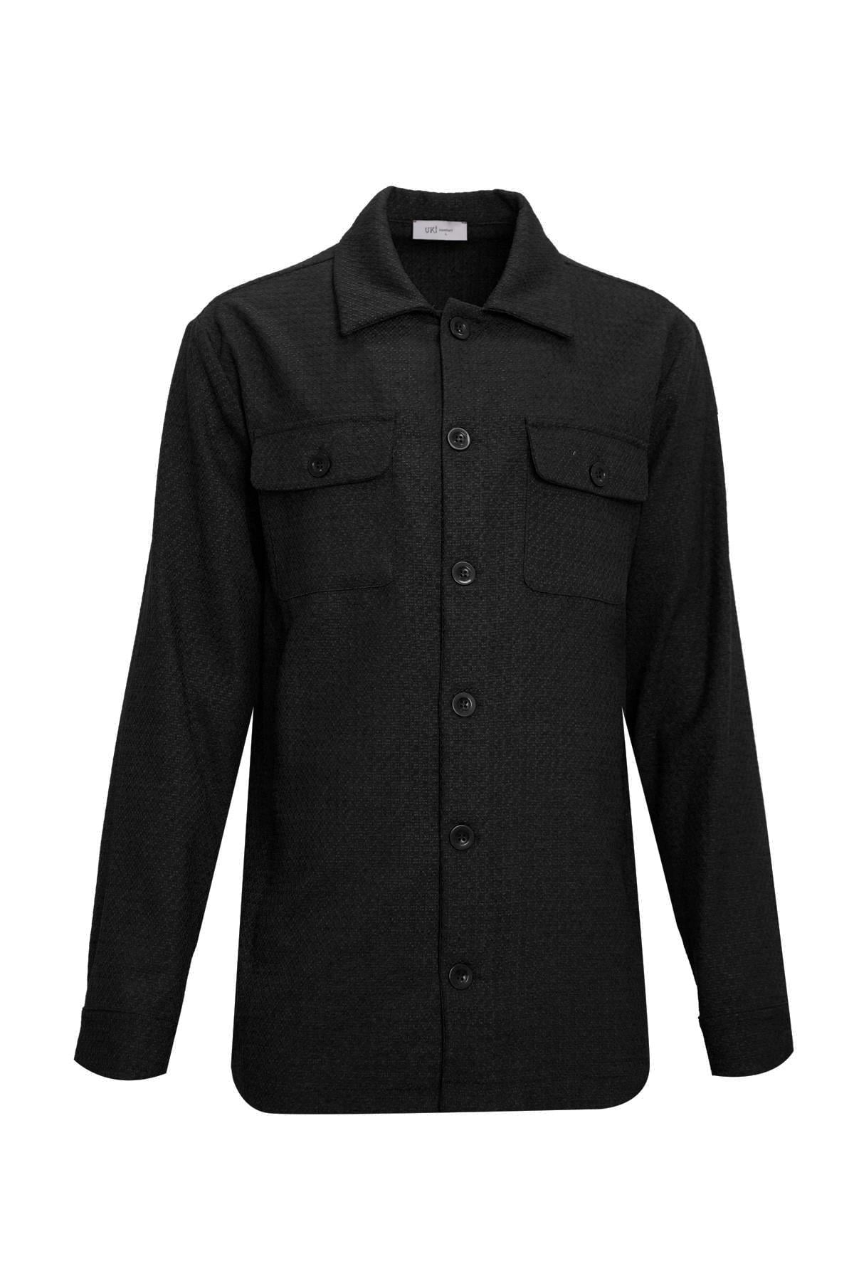 SİYAH Comfort Fit Ceket Mont