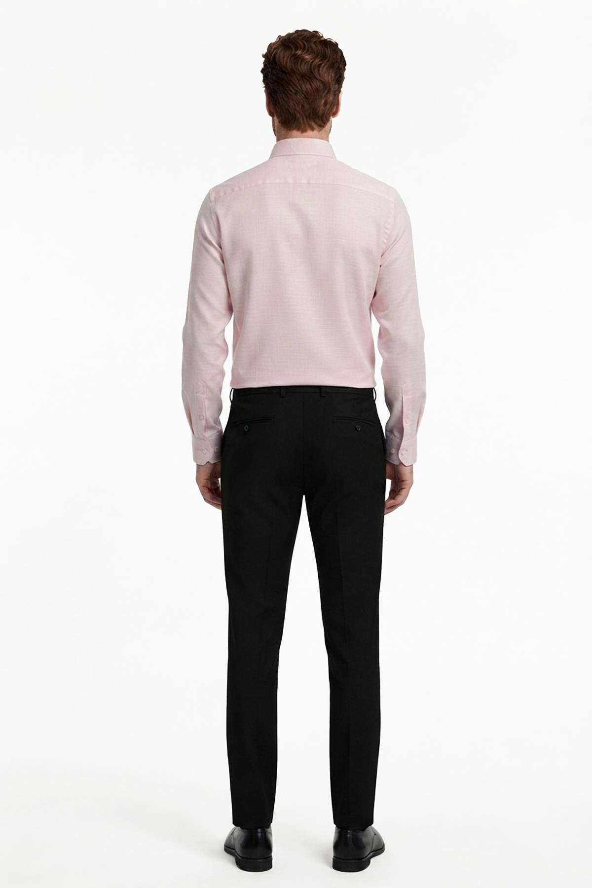 SİYAH Comfort Fit Chino Pantolon