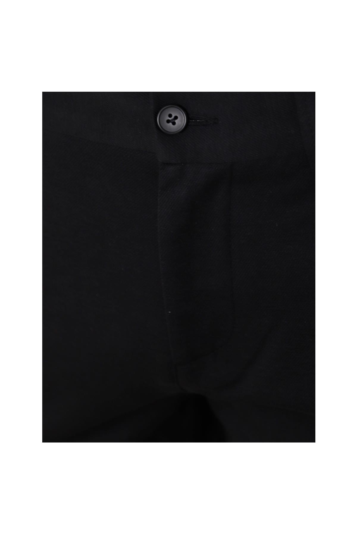 SİYAH Comfort Fit Chino Pantolon