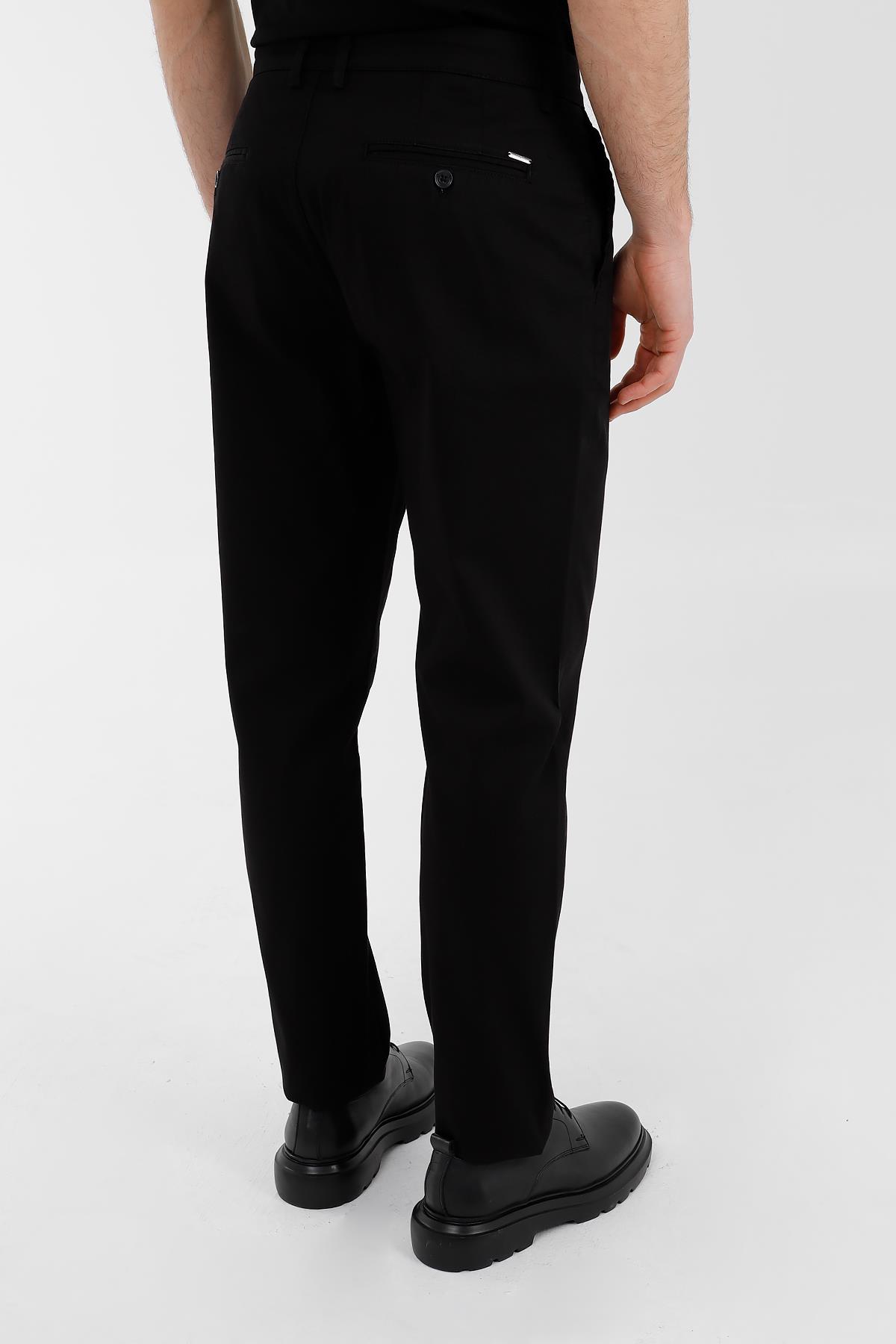 SİYAH Comfort Fit Chino Pantolon