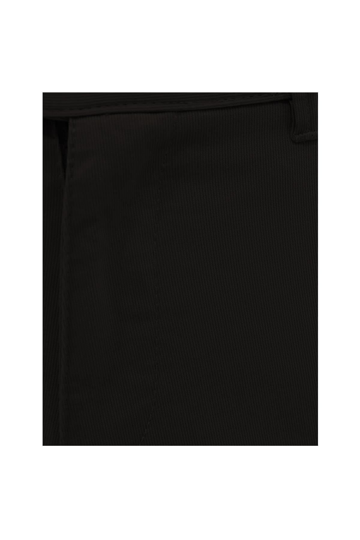 SİYAH Comfort Fit Chino Pantolon