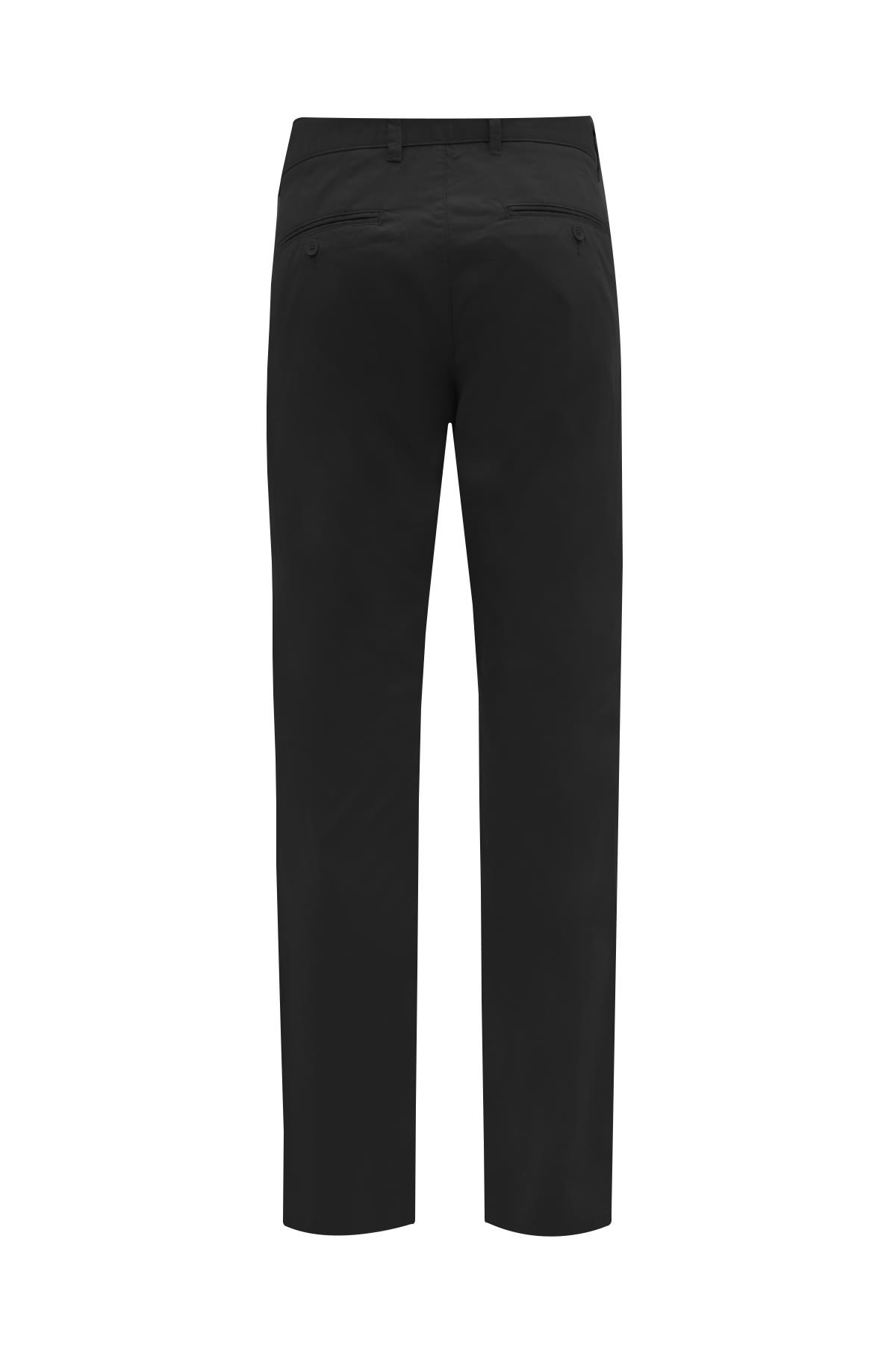 SİYAH Comfort Fit Chino Pantolon