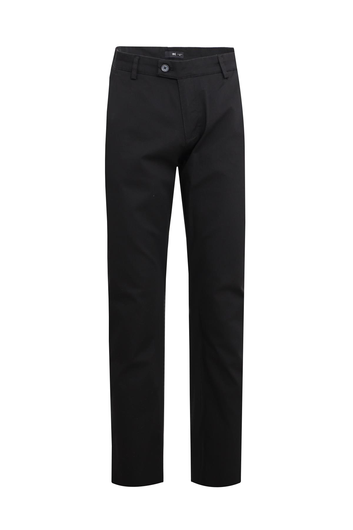 SİYAH Comfort Fit Chino Pantolon