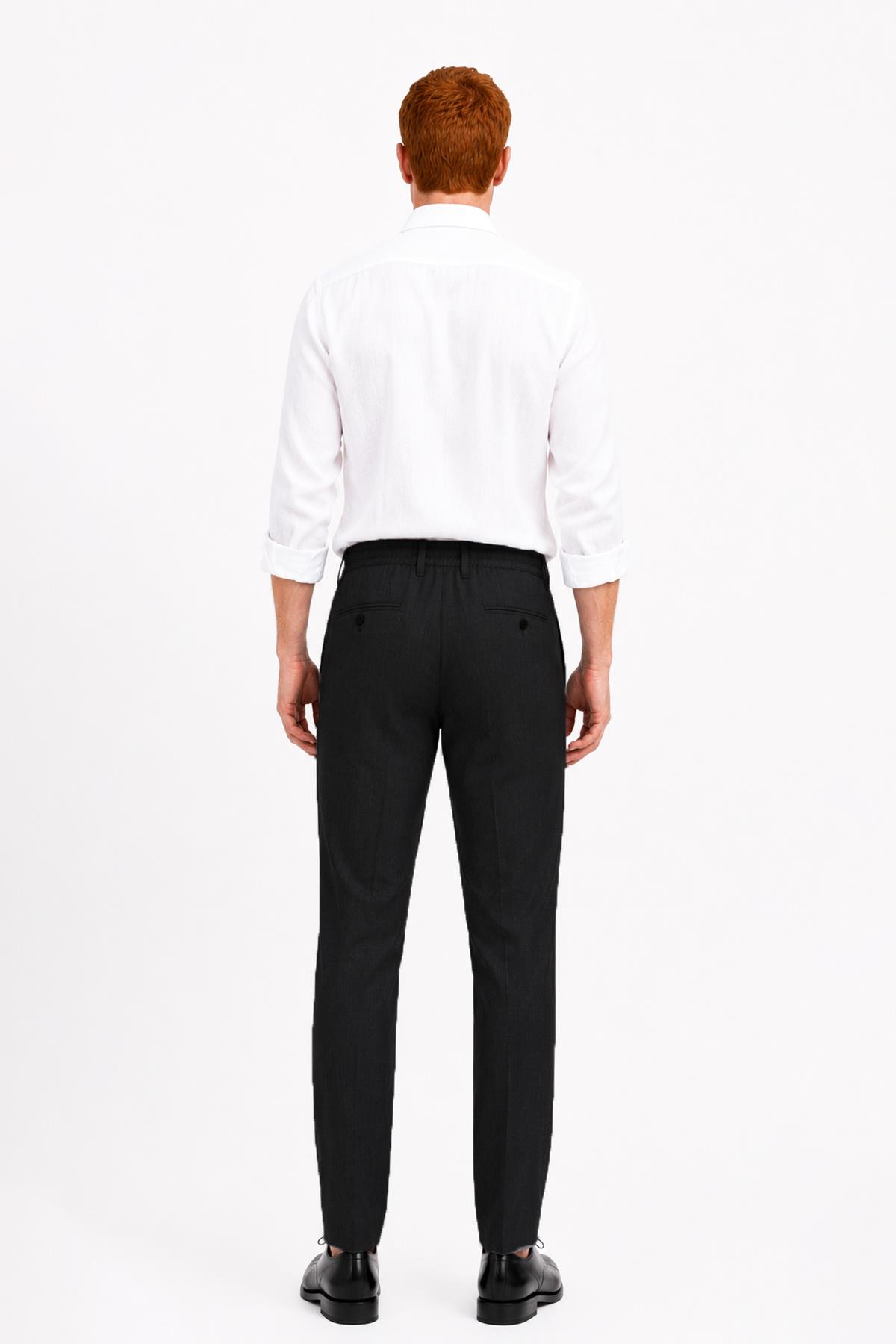 SİYAH Comfort Fit Jogger Pantolon