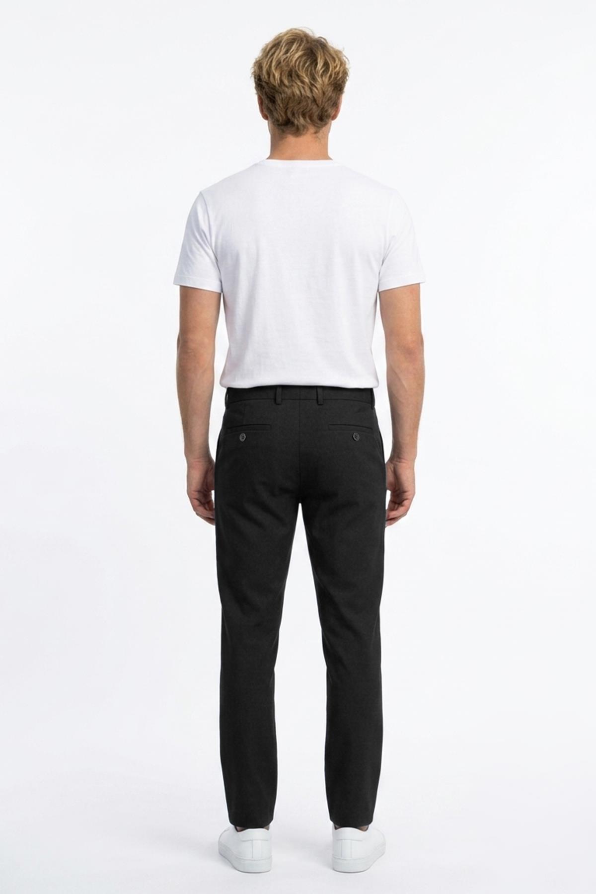 SİYAH Comfort Fit Jogger Pantolon