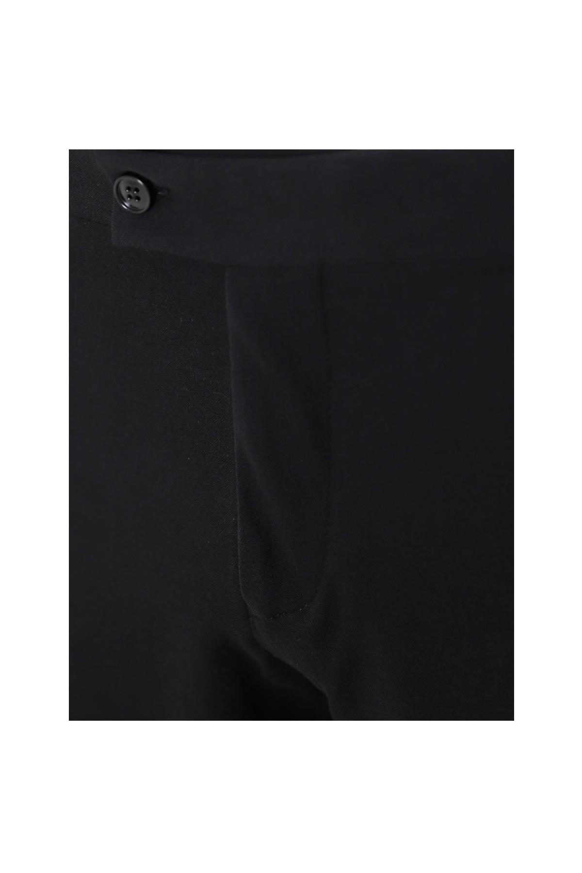 SİYAH Comfort Fit Klasik Pantolon