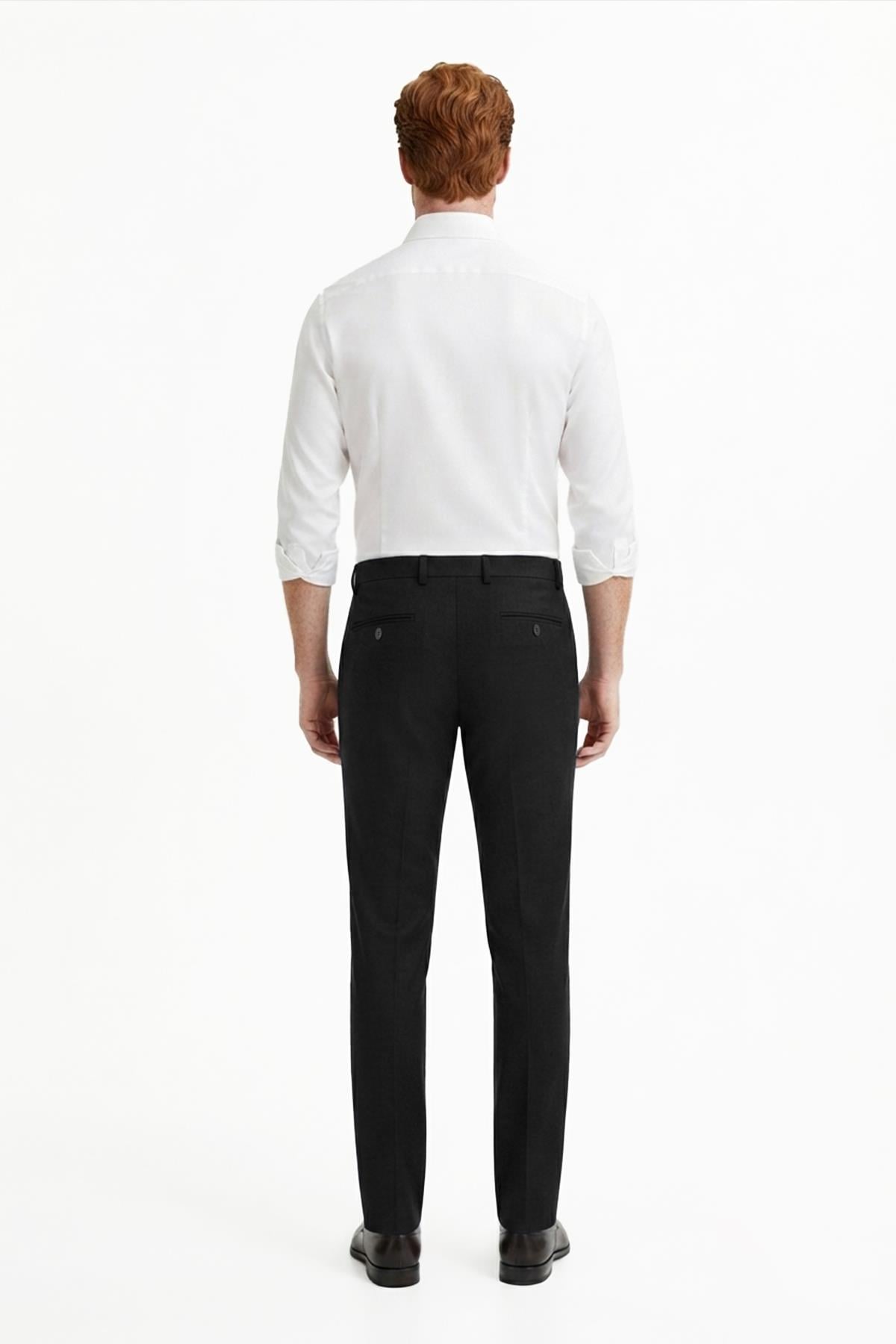 SİYAH Comfort Fit Klasik Pantolon