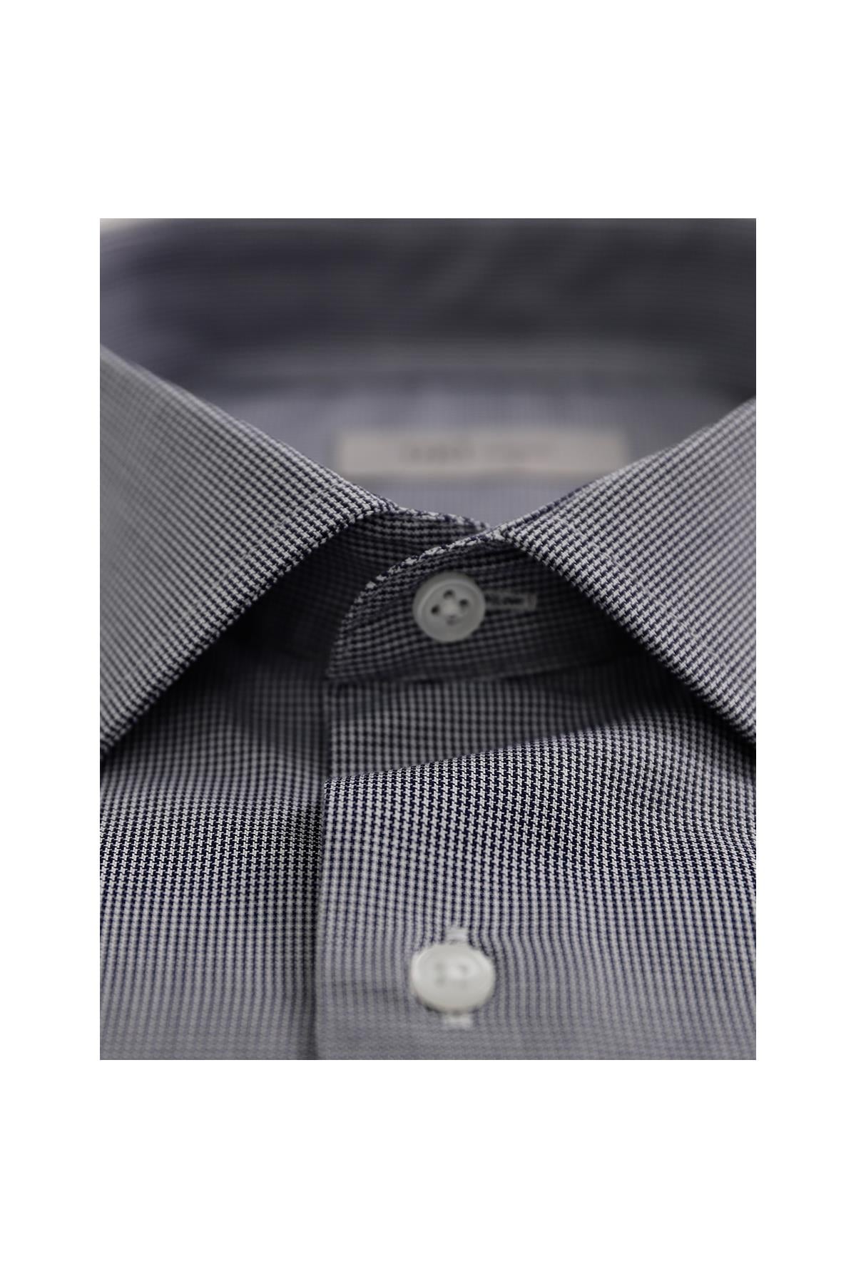 SİYAH Comfort Fit Uzun Kol Gömlek