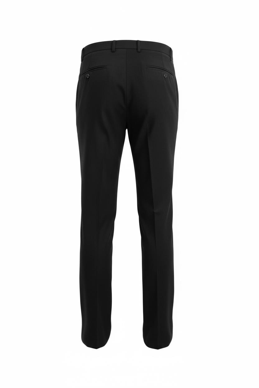 SİYAH Comfort Fit Klasik Pantolon