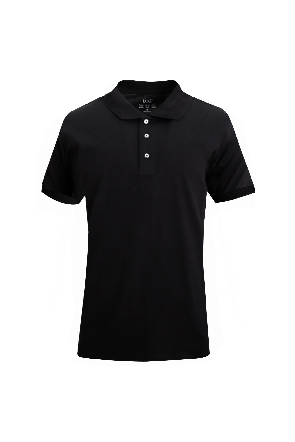 SİYAH Polo Yaka Süprem T-shirt