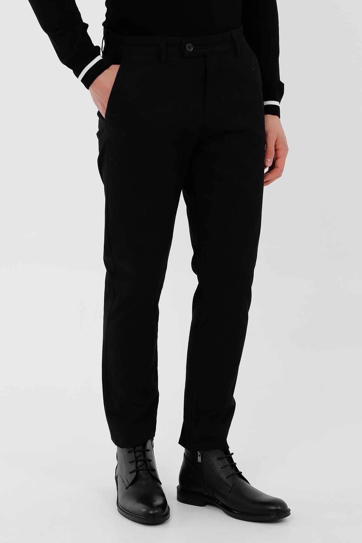 SİYAH Slim Fit Chino Pantolon