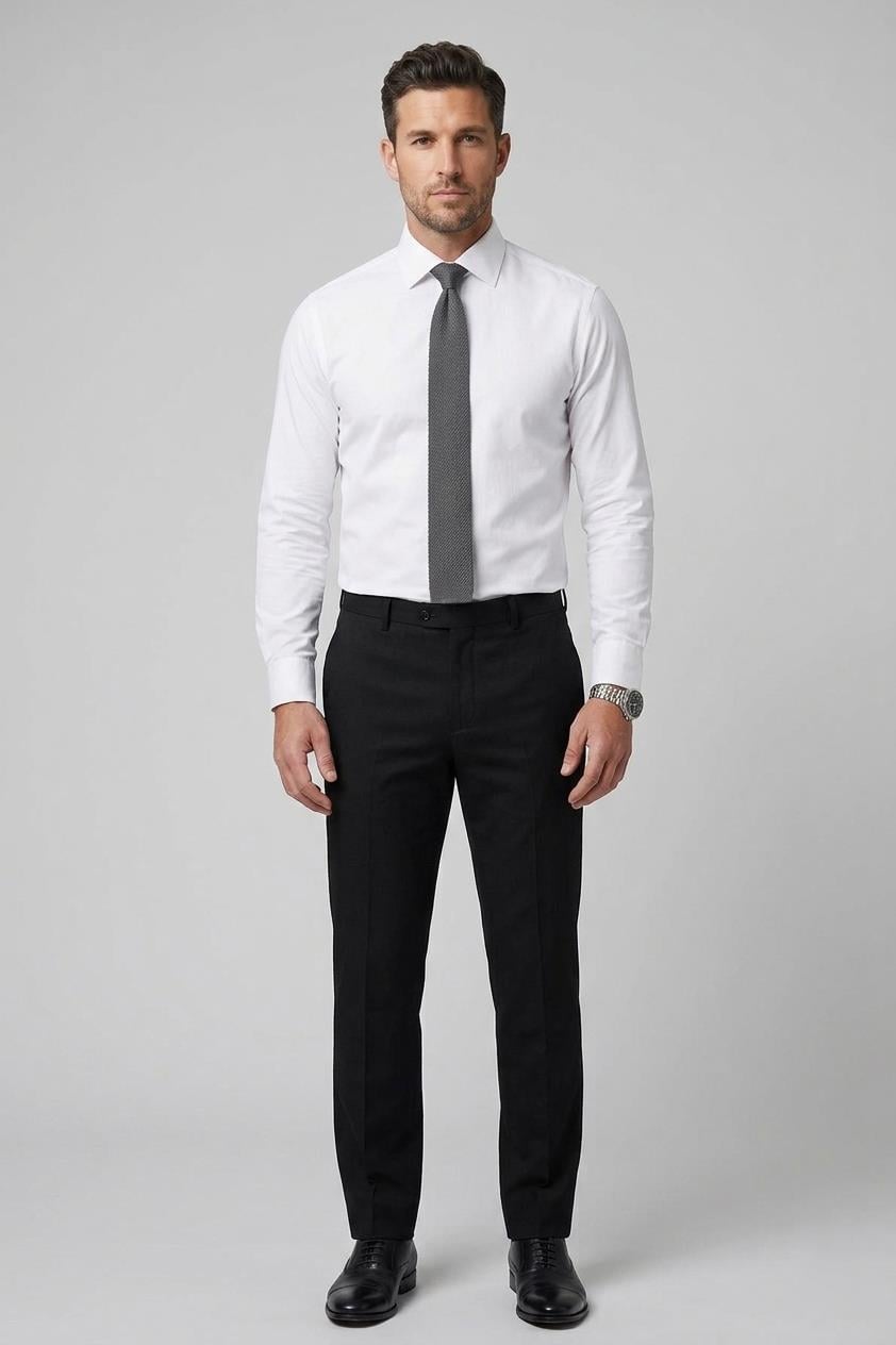 SİYAH Slim Fit Chino Pantolon