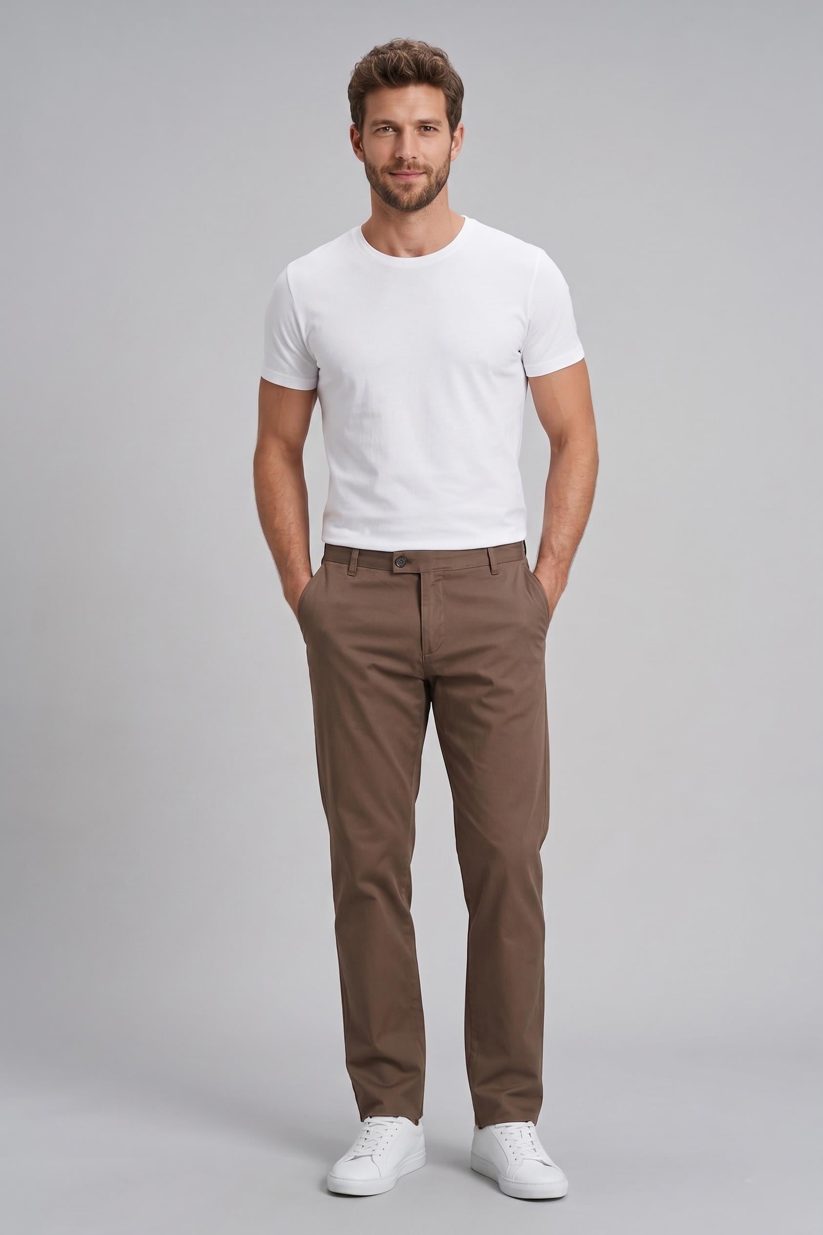 TOPRAK Comfort Fit Chino Pantolon