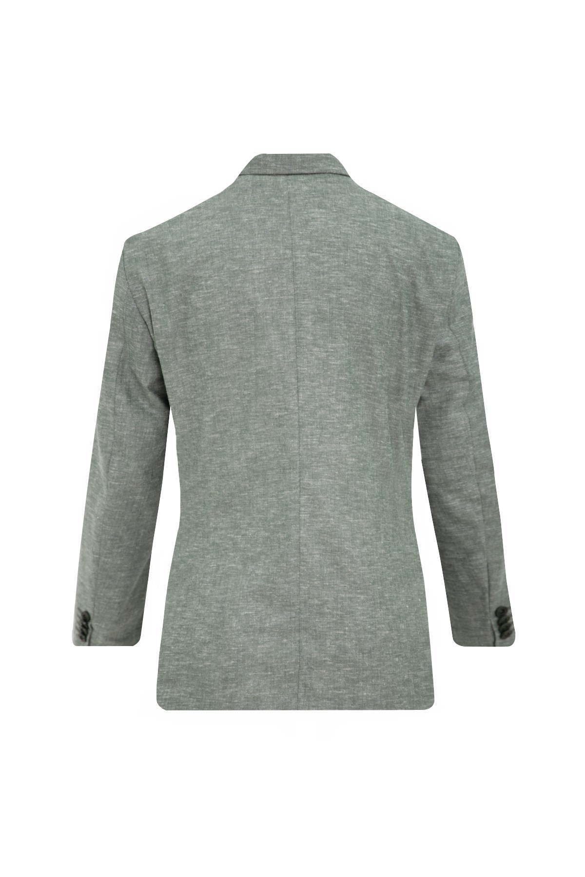 YEŞİL Comfort Fit Casual Keten Ceket