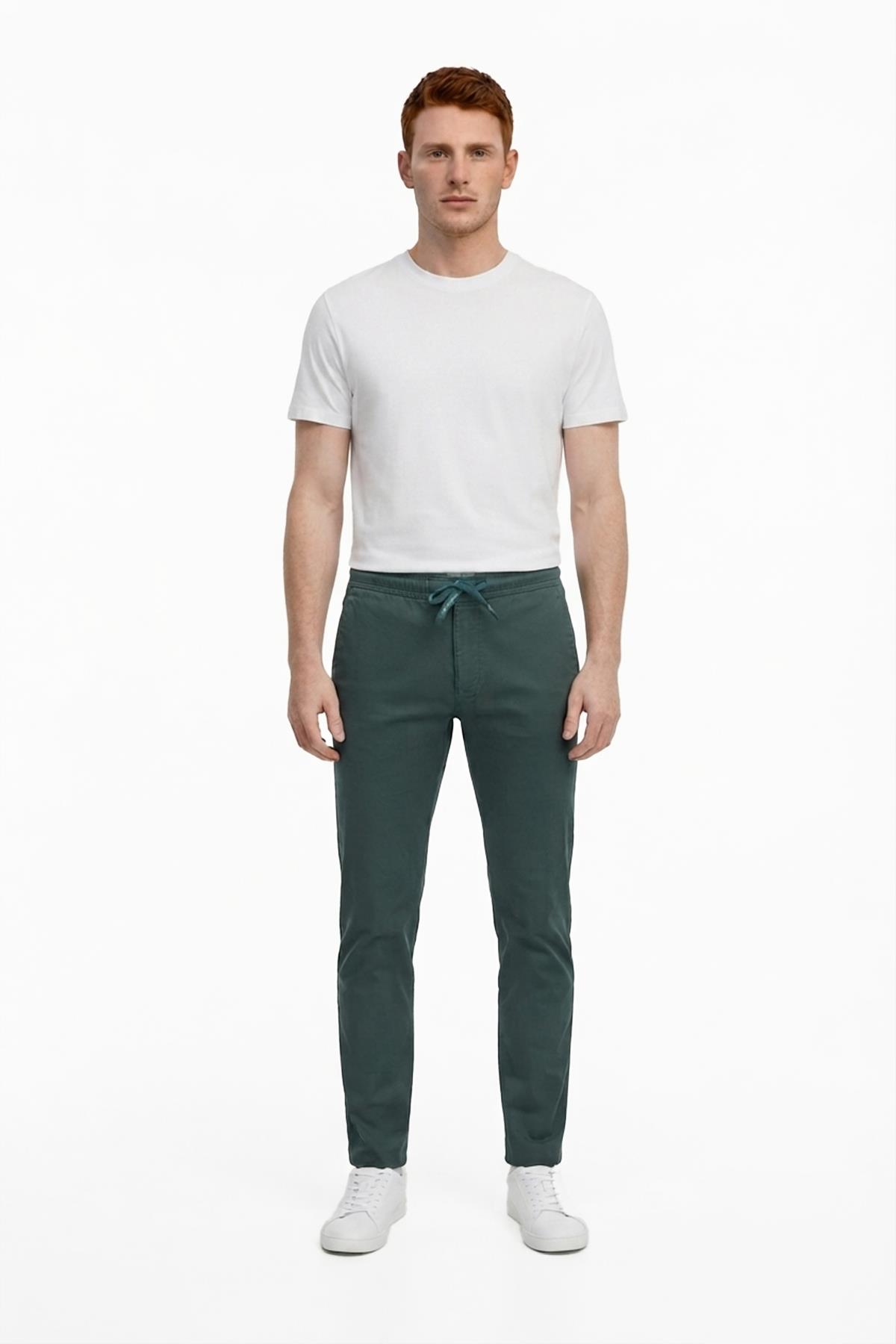 YEŞİL Comfort Fit Jogger Pantolon