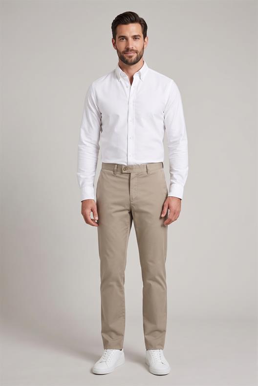 AÇIK BEJ Slim Fit Chino Pantolon