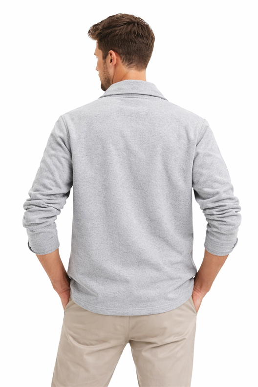 AÇIK GRİ Comfort Fit Gömlek Ceket
