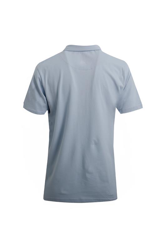AÇIK MAVİ Comfort Fit Polo Yaka Pike T-Shirt