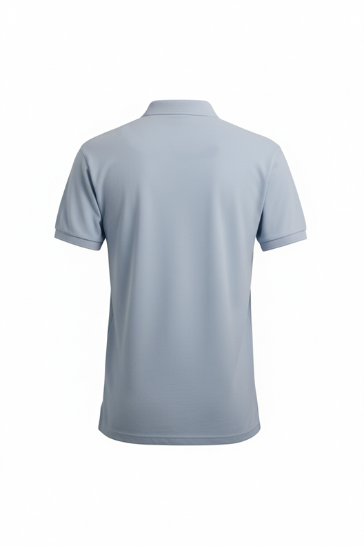 AÇIK MAVİ Comfort Fit Polo Yaka Pike T-Shirt