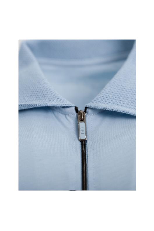 AÇIK MAVİ Polo Yaka Süprem T-shirt