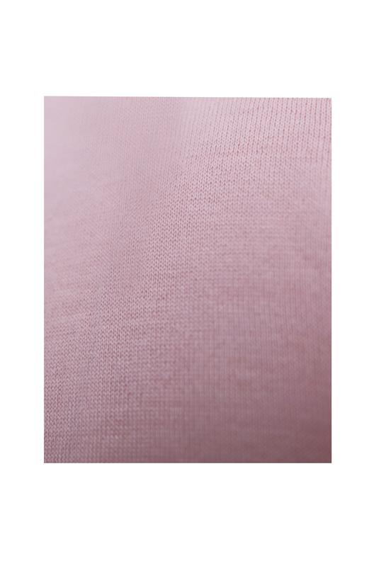 AÇIK PEMBE Yarım Balıkçı Triko Kazak