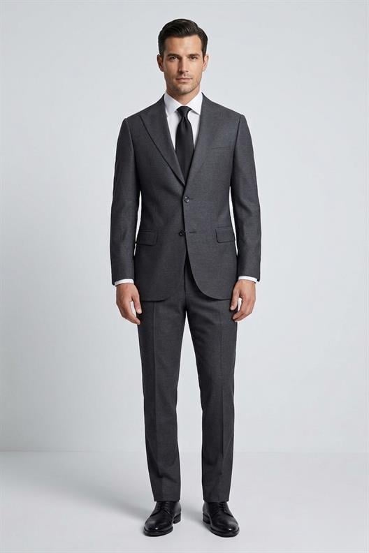 ANTRASİT 6 Drop Klasik Takım Elbise