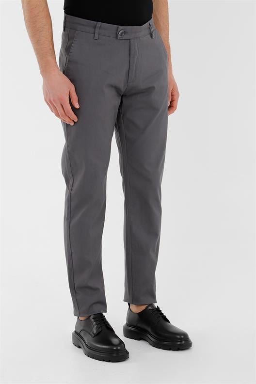 ANTRASİT Comfort Fit Chino Pantolon