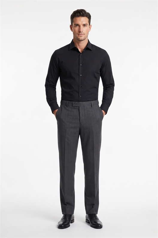 ANTRASİT Comfort Fit Klasik Pantolon