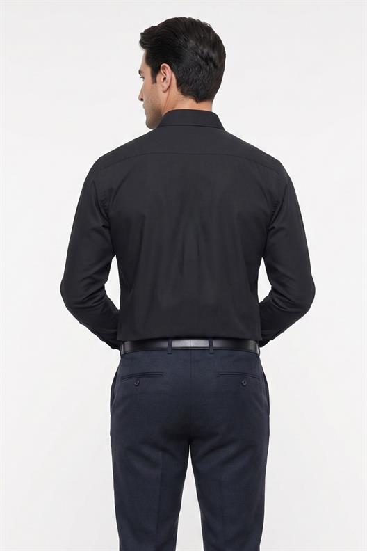 ANTRASİT Comfort Fit Uzun Kol Gömlek