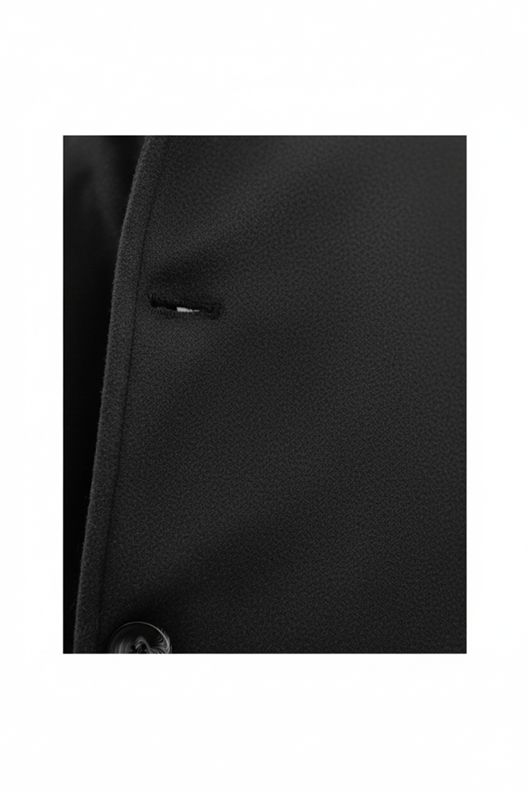 ANTRASİT Kaşe Hakim Yaka Kaban