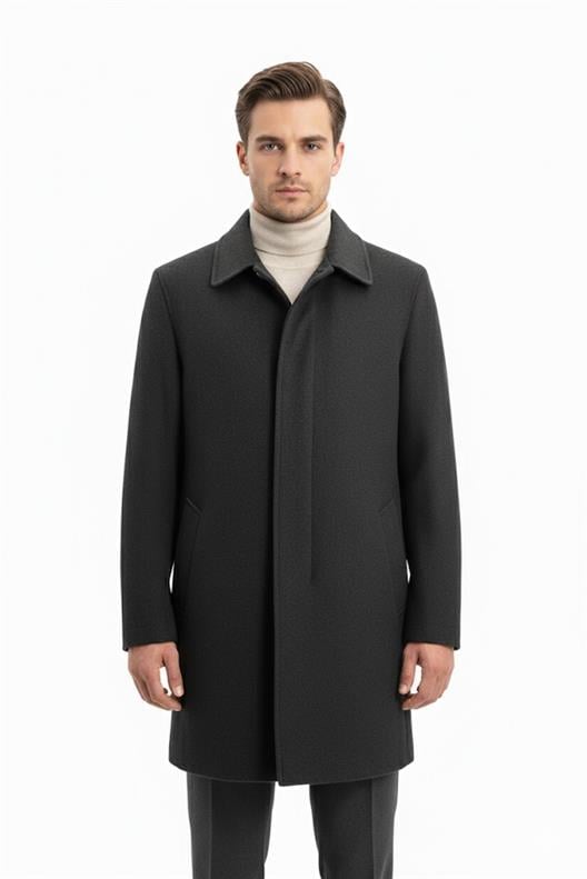 ANTRASİT Kaşe Kaban