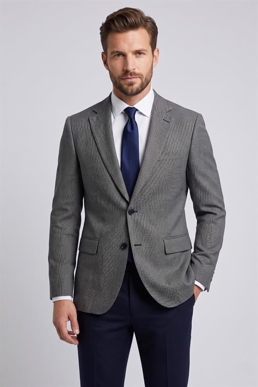 ANTRASİT Mono Yaka Klasik Ceket