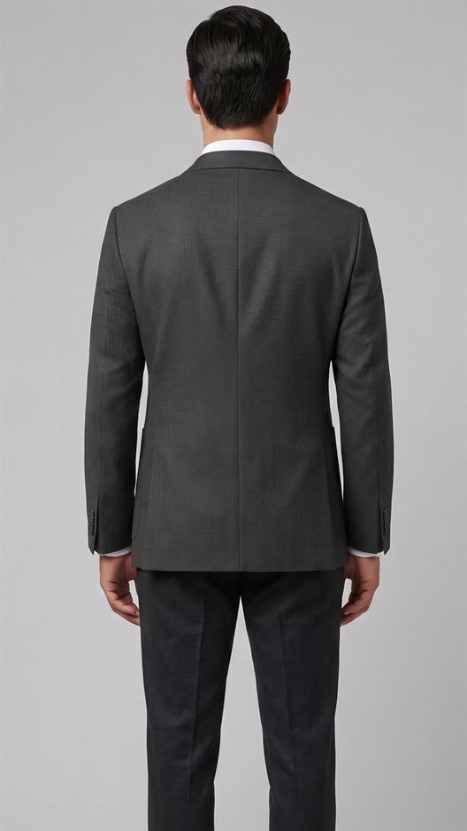 ANTRASİT Mono Yaka Klasik Ceket