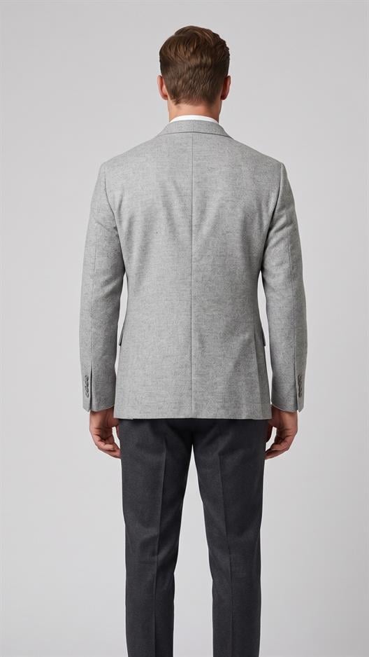 ANTRASİT Mono Yaka Klasik Ceket