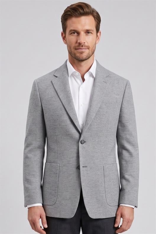 ANTRASİT Mono Yaka Klasik Ceket