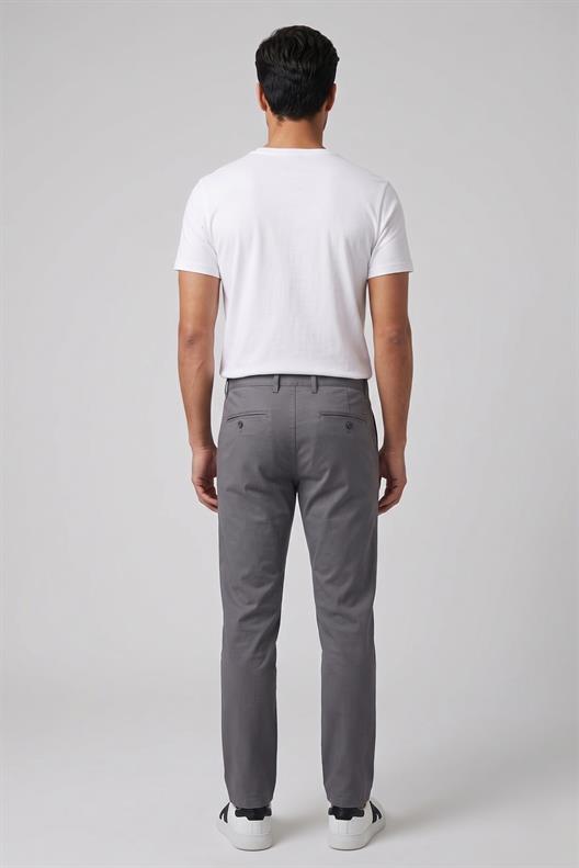 ANTRASİT Slim Fit Chino Pantolon