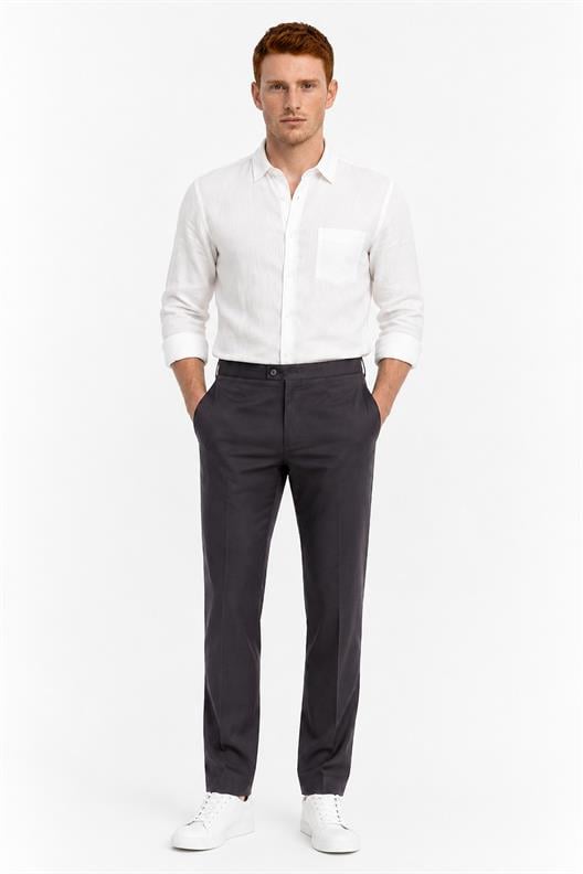 ANTRASİT Slim Fit Chino Pantolon