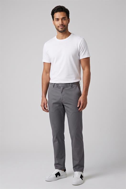 ANTRASİT Slim Fit Chino Pantolon