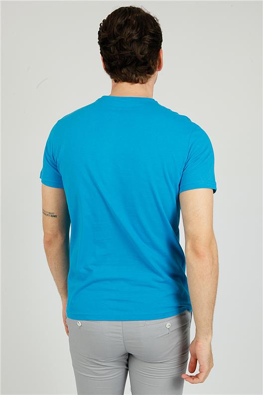 Aqua Comfort Fit Bisiklet Yaka T-Shirt