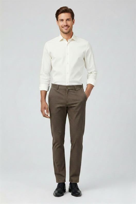 BEJ Comfort Fit Chino Pantolon