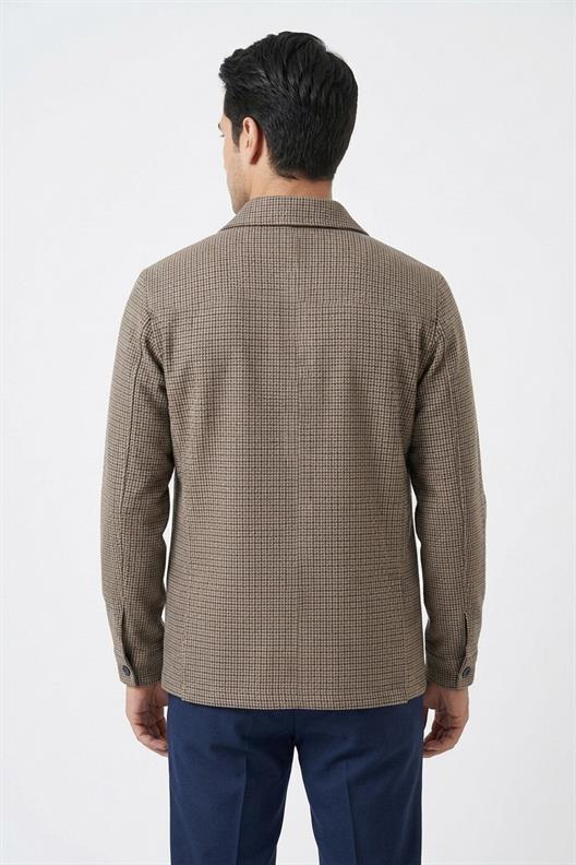 BEJ Comfort Fit Gömlek Ceket