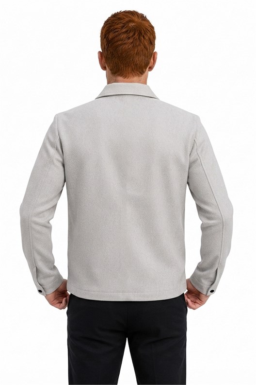 BEJ Comfort Fit Gömlek Ceket