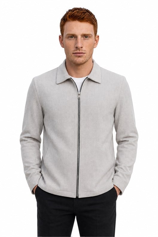 BEJ Comfort Fit Gömlek Ceket